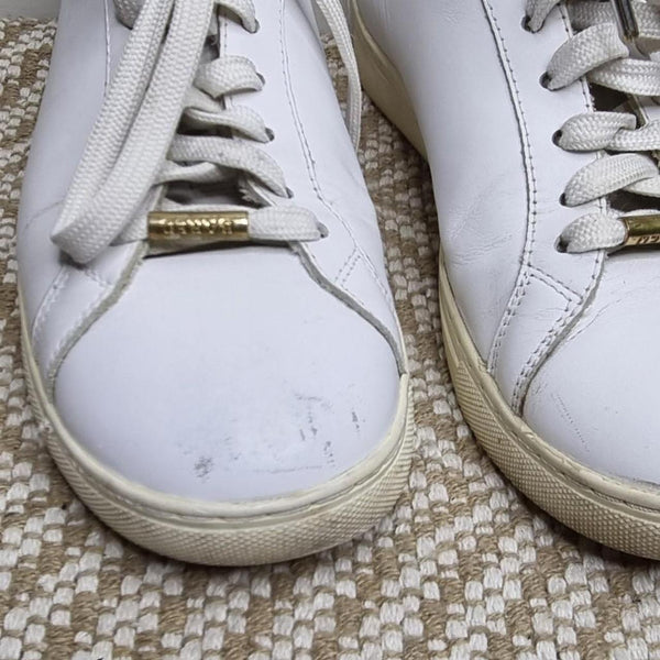 Bared Footwear White Leather Sneakers Shoes EU 37 6 AU