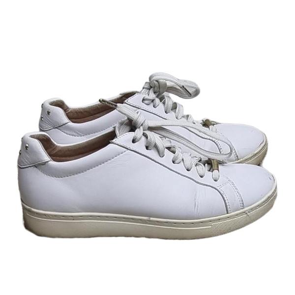 Bared Footwear White Leather Sneakers Shoes EU 37 6 AU