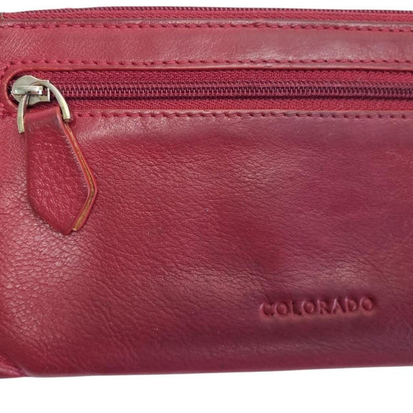 Colorado Red Genuine Leather Wallet Ladies Purse