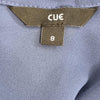Cue Blue Long Sleeve Blouse Top Shirt Office Workwear – Size 8