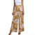 Sheike Mustard Tropical Print Wide-Leg Pants Size AU 6