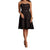 Portmans Black Strapless Lace Dress Nude Lining Cocktail Evening Midi 8 AU
