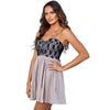 Loving Thing's lace beaded strapless dress. Size 10 AU