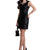 Black sequin mini dress 