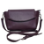 Blue Illusion Genuine Leather Crossbody Bag Plum Burgundy