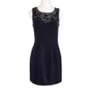Forever New Black Beaded Cocktail Dress Size 8