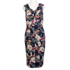 Portmans Signature Navy Floral Pencil Dress Navy Size 14