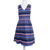 Basque Striped Fit Flare Dress Size 10