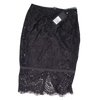 Portmans Black Lace Skirt with Zip Closure. New with tags. Size 6 AU