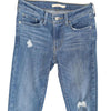 Levi’s 711 Skinny Jeans – Distressed Blue Denim – Size (W24 L32) 6 AU