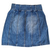 Portmans Denim Mini Skirt – Button Front A-Line – Blue – Size 10 AU