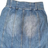 Portmans Denim Mini Skirt – Button Front A-Line – Blue – Size 10 AU