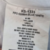 Kookai Blue White Striped Linen Wrap Mini Skirt Size 34 AU 6