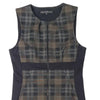 Cue Plaid Check Sleeveless Sheath Dress Size 10 AU
