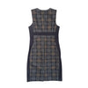 Cue Plaid Check Sleeveless Sheath Dress Size 10 AU