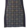 Cue Plaid Check Sleeveless Sheath Dress Size 10 AU