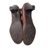 Gino Ventori Brown Leather Ankle Boots Heeled Booties – Size 39 - AU 8