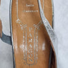 Vintage Paragon Venuti Silver Leather Slingback Heels – Size 7.5B – Made in Australia