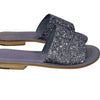 Maria Rossi Made in Italy Glitter Slide Sandals – Size 37 (AU 6.5–7)