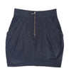 Cue Navy Pleated Tulip Skirt – Size 12 – Made in Australia