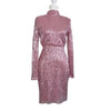 Club London Pink Sequin Open Back Dress Size AU 12 AU