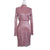 Club London Pink Sequin Open Back Dress Size AU 12 AU