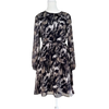 Witchery Abstract Print Midi Dress Size AU 6