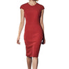 Cue Red Midi Dress 8 AU