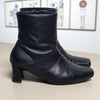 Laura Benini Rare Black Leather Ankle Boots Made in Australia 8 AU
