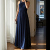 Black Label Contony Navy Blue Beaded Formal Gown Size AU 8