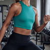 Actif Studio Teal Green Racerback Crop Top 6 AU