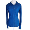 Lorna Jane Blue Zip-Up Mesh Jacket Thumb Holes 6-10 AU
