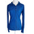 Lorna Jane Blue Zip-Up Mesh Jacket Thumb Holes 6-10 AU