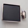 Sterling Silver Black Onyx Square Pendant 15g Elegant and