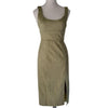 Oh polly Saints Secrets Olive Midi Pencil Dress 10 AU