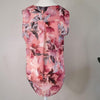 Portmans pink floral print sleeveless blouse with 10
