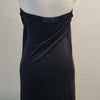 Kitty Kat Black Maxi Dress with Silver Beaded Neckline Size 8 AU