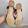 Martini Marco Black White Leather Sandals Size 40