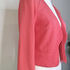 Portmans Coral Cropped Blazer Red Size 8