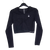 Ryderwear Long Sleeve Crop Top Black – Size Small