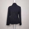 Jane Lamerton Black Textured Blazer with Gold Crest 14 AU