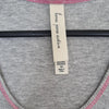 Lorna Jane Grey And Pink Tank Top Medium