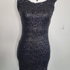 Minkpink Black Sequin Party Mini Dress Black XS