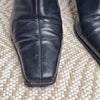 Gabor Black Leather Ankle Boots Black Size AU 9.5