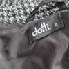 Dotti Checkered Belted Longline Coat Size AU 10