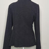 Jane Lamerton Black Textured Blazer with Gold Crest 14 AU