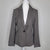 Perri Cutten 100 Wool Tailored Blazer Grey Size 10