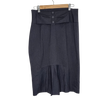 Cue Charcoal Grey Tailored Skirt Grey Size 12 AU