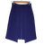 Cue Women's Blue Pleated skirt with front zipper. Size 6 AU