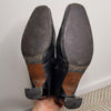 Laura Benini Rare Black Leather Ankle Boots Made in Australia 8 AU
